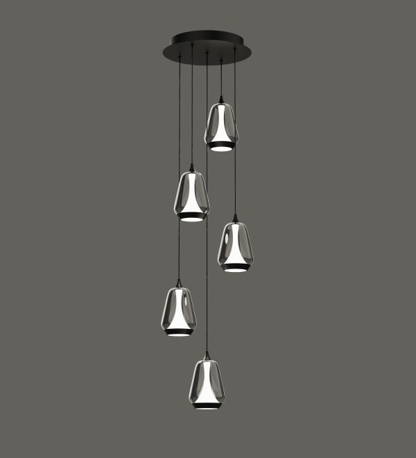 Подвесной светильник Delight Collection MD24001011-5A black/smoky