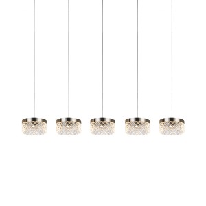 Подвесной светильник Delight Collection Diamond cut MD21020075-5B satin nickel
