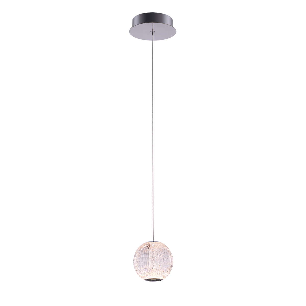 Подвесной светильник Delight Collection Elliot Diamante MD20001012-1A chrome