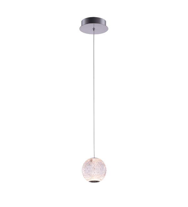 Подвесной светильник Delight Collection Elliot Diamante MD20001012-1A chrome