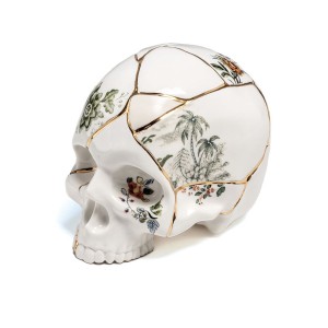 Статуэтка Seletti Kintsugi Skull