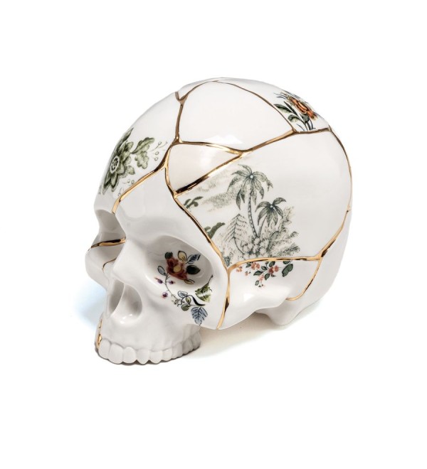 Статуэтка Seletti Kintsugi Skull