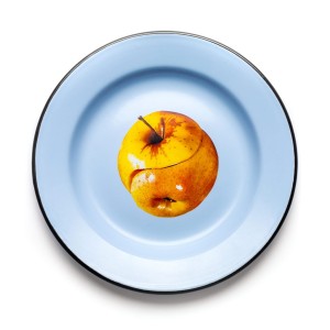 Тарелка Seletti Toiletpaper Enamel Apple