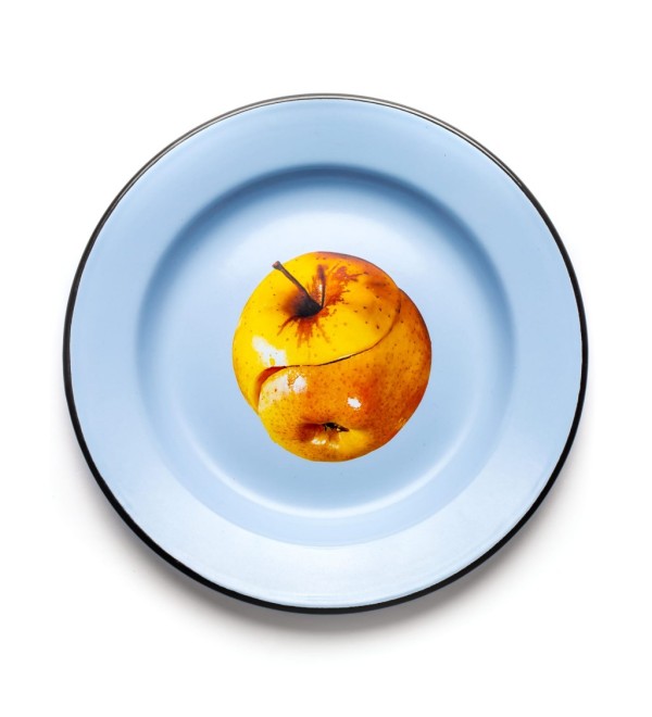 Тарелка Seletti Toiletpaper Enamel Apple