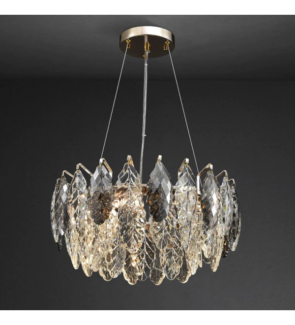 Люстра Delight Collection D8011P/R-600 gold/smoky