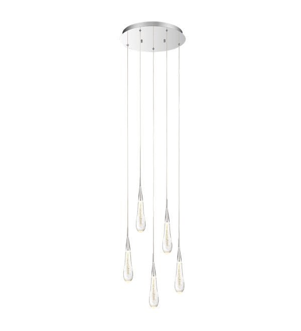 Подвесной светильник Delight Collection Pour 5 chrome