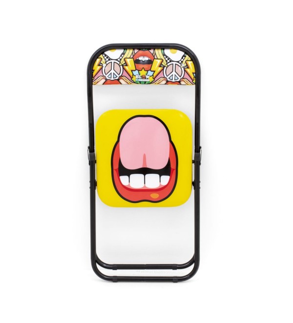 Складной стул Seletti Blow Folding Chair Tongue