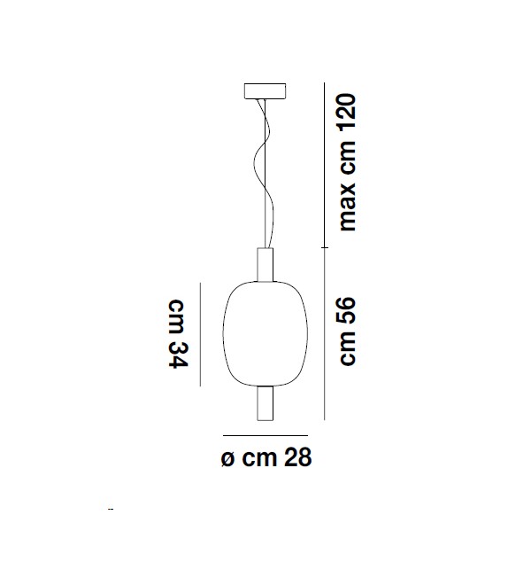Подвесной светильник Vistosi Riflesso SP 2 clear/copper