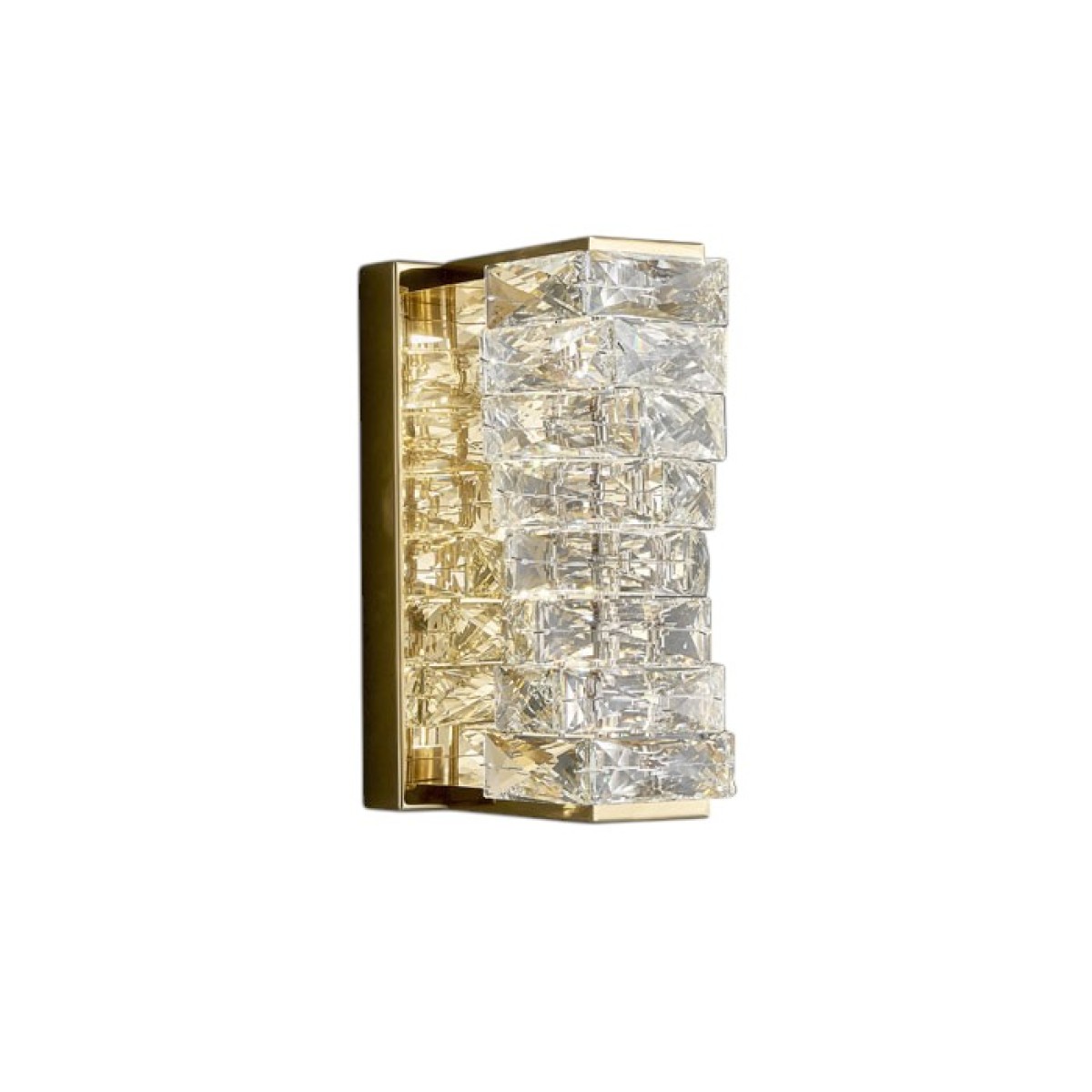 Настенный светильник Delight Collection Glissando 6005W/S gold/clear