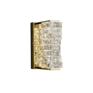 Настенный светильник Delight Collection Glissando 6005W/S gold/clear