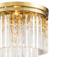 Потолочный светильник Delight Collection Odeon 5 gold/clear