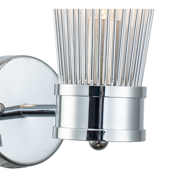 Настенный светильник Delight Collection Romeo 1 chrome