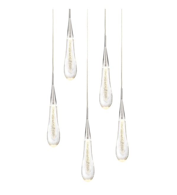 Подвесной светильник Delight Collection Pour DD20591-5 chrome