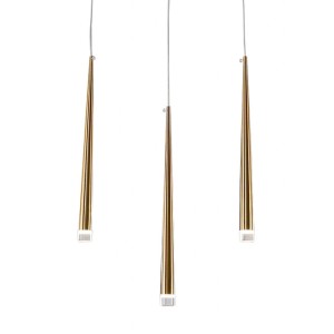 Подвесной светильник Delight Collection Aquitaine 3 gold