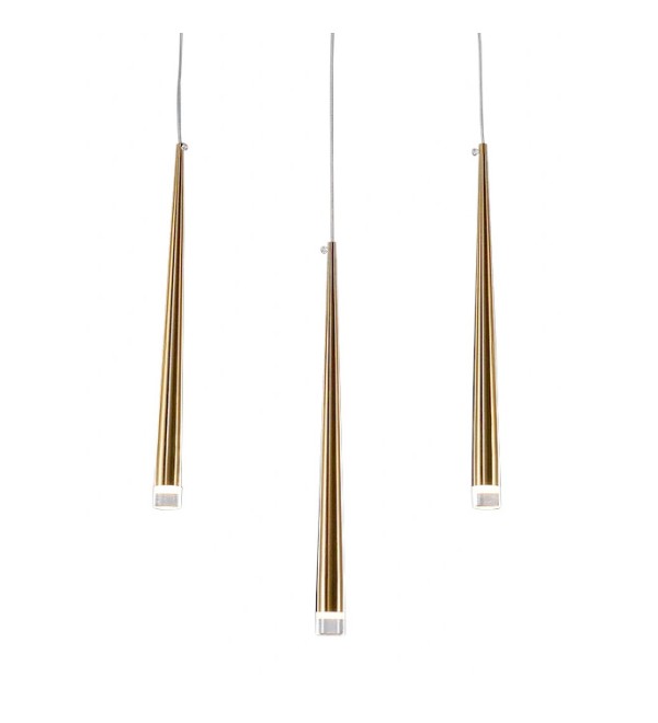 Подвесной светильник Delight Collection Aquitaine 3 gold