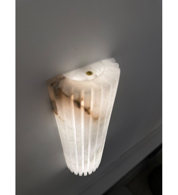 Настенный светильник Delight Collection DL-6485W 30cm Brass / White Alabaster