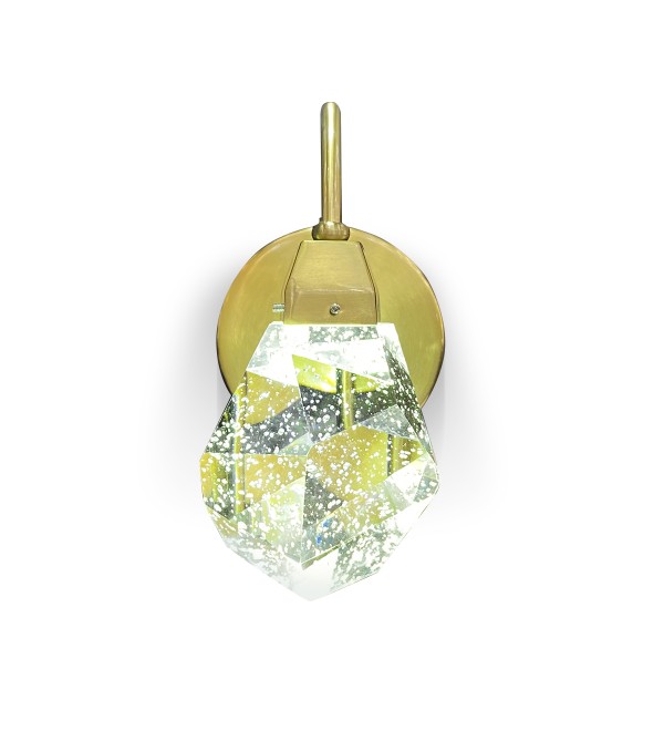 Настенный светильник Delight Collection Crystal rock gold