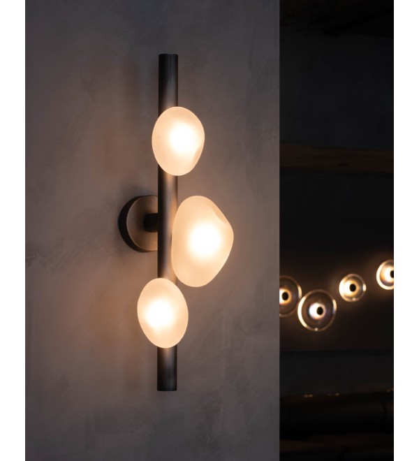 Настенный светильник Delight Collection Matter 5055W/3 black/white
