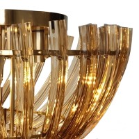 Настенный светильник Delight Collection Calligo Tiella 270 gold/amber