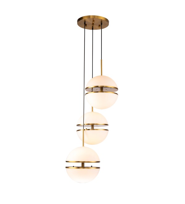 Подвесной светильник Delight Collection Spiridon 3 brass