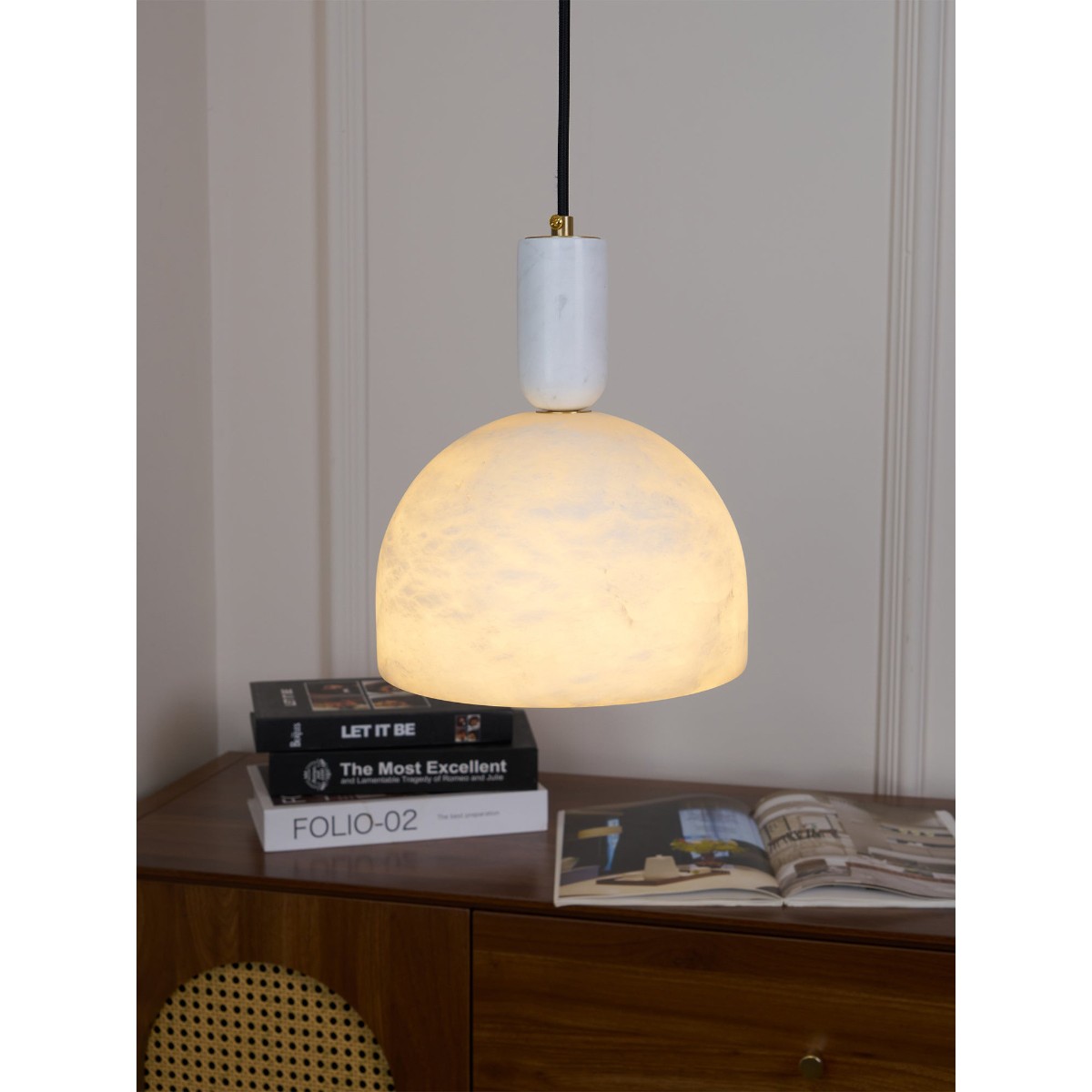 Подвесной светильник Delight Collection 8992P gold/white