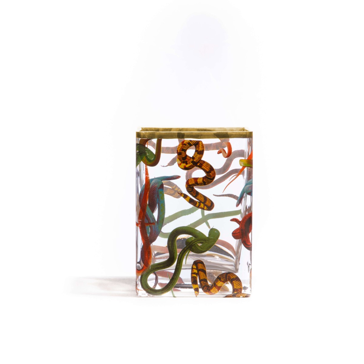 Ваза Seletti Toiletpaper Glass Vase Snakes Small (прозрачный)
