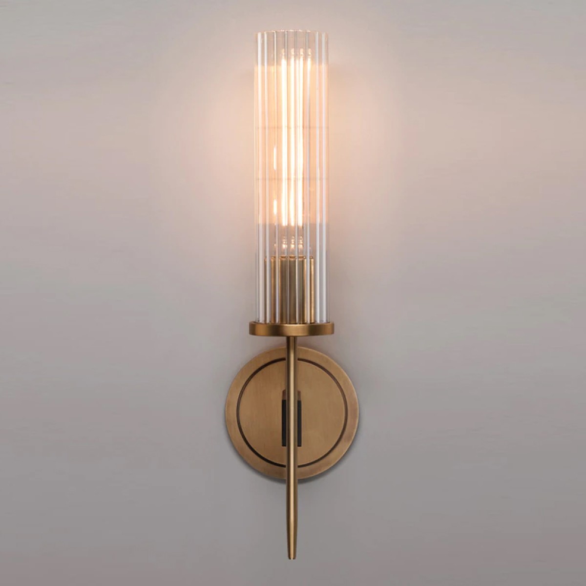 Настенный светильник Delight Collection Alouette 1 brass