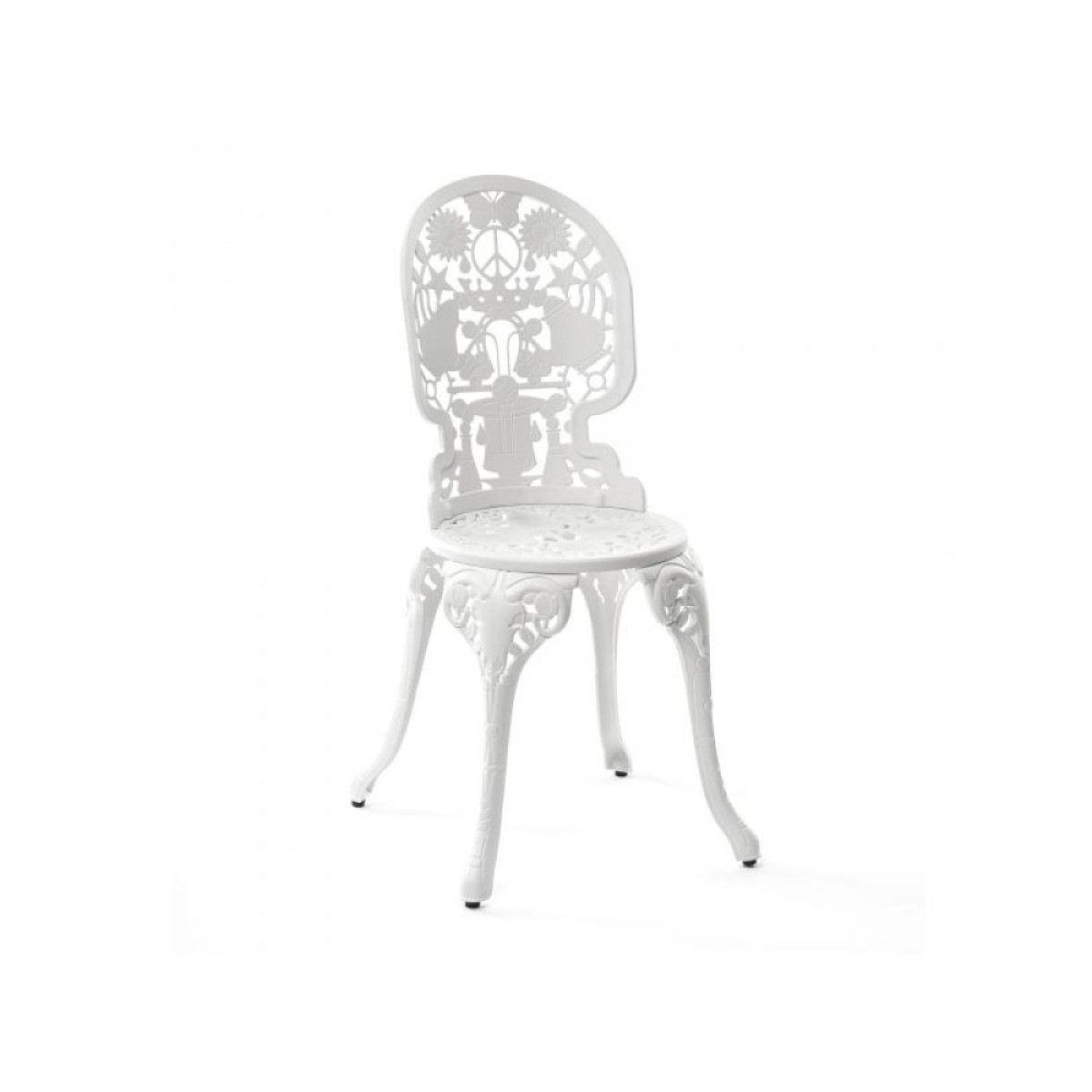 Стул Seletti Industry Collection Aluminium White (белый, арт. 18686_BIA)