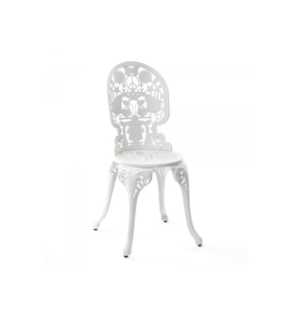Стул Seletti Industry Collection Aluminium White (белый, арт. 18686_BIA)