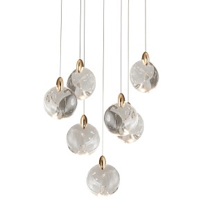 Подвесной светильник Delight Collection OD2440-7 gold/clear