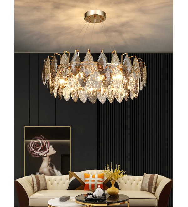 Люстра Delight Collection D8011P/R-1000 gold/smoky