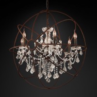 Люстра Delight Collection Foucault'S Orb 5014-D6 rusty