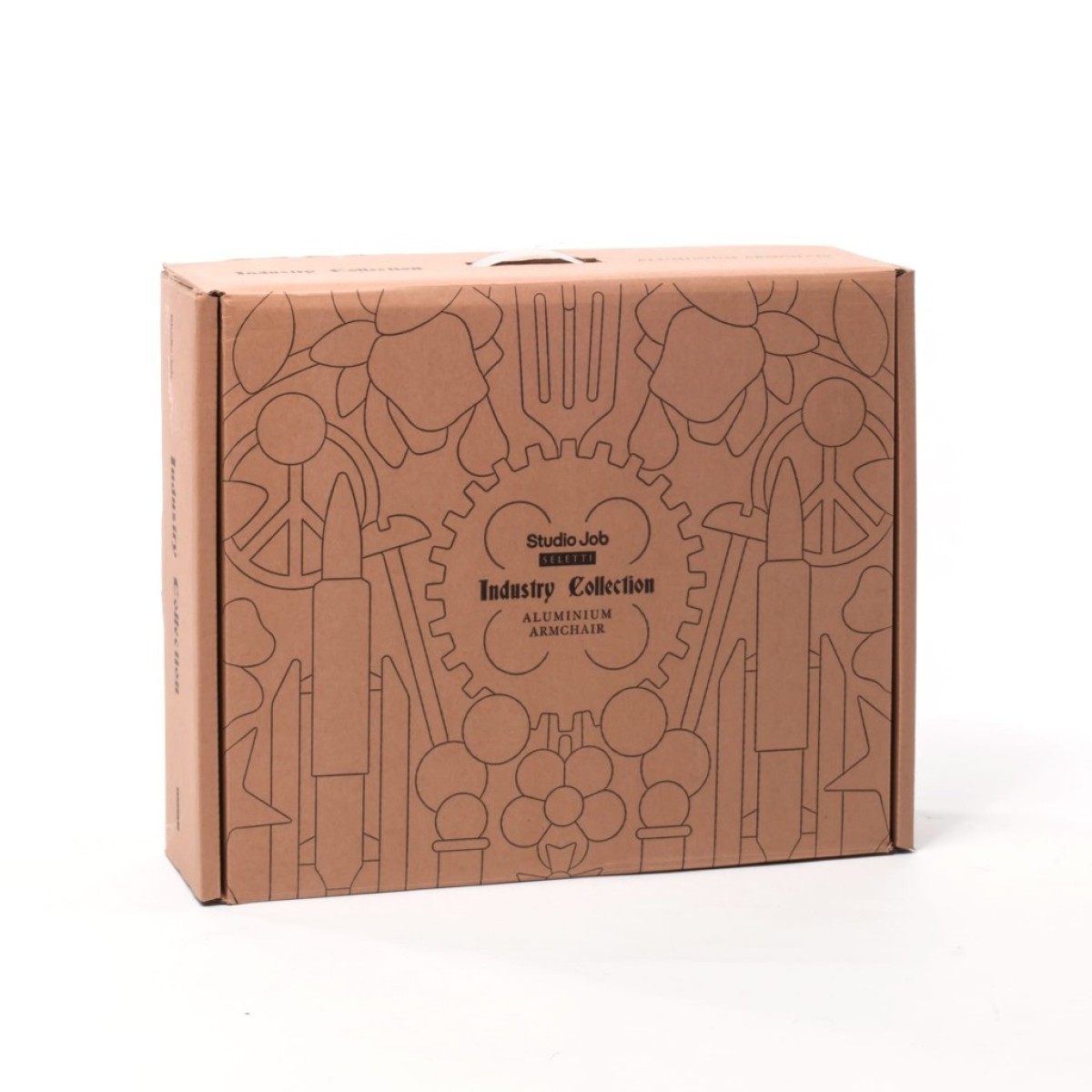 Стул Seletti Industry Collection Aluminium White (белый)
