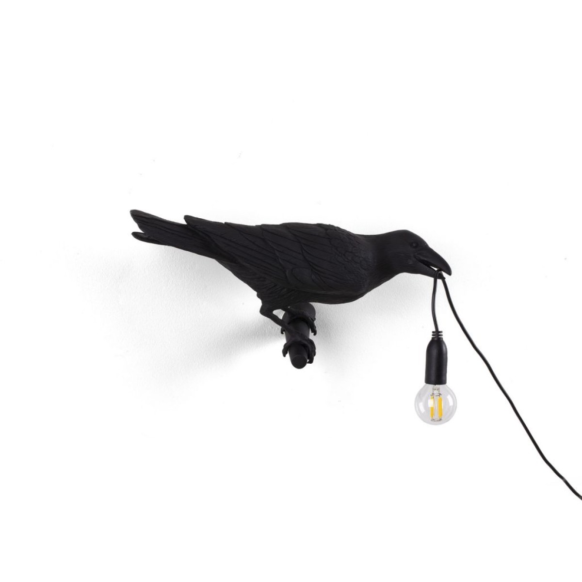 Настенный светильник Seletti Bird Looking Right Black