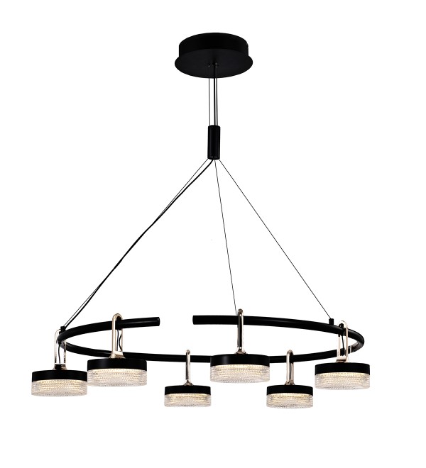 Люстра Delight Collection P0855-6C black