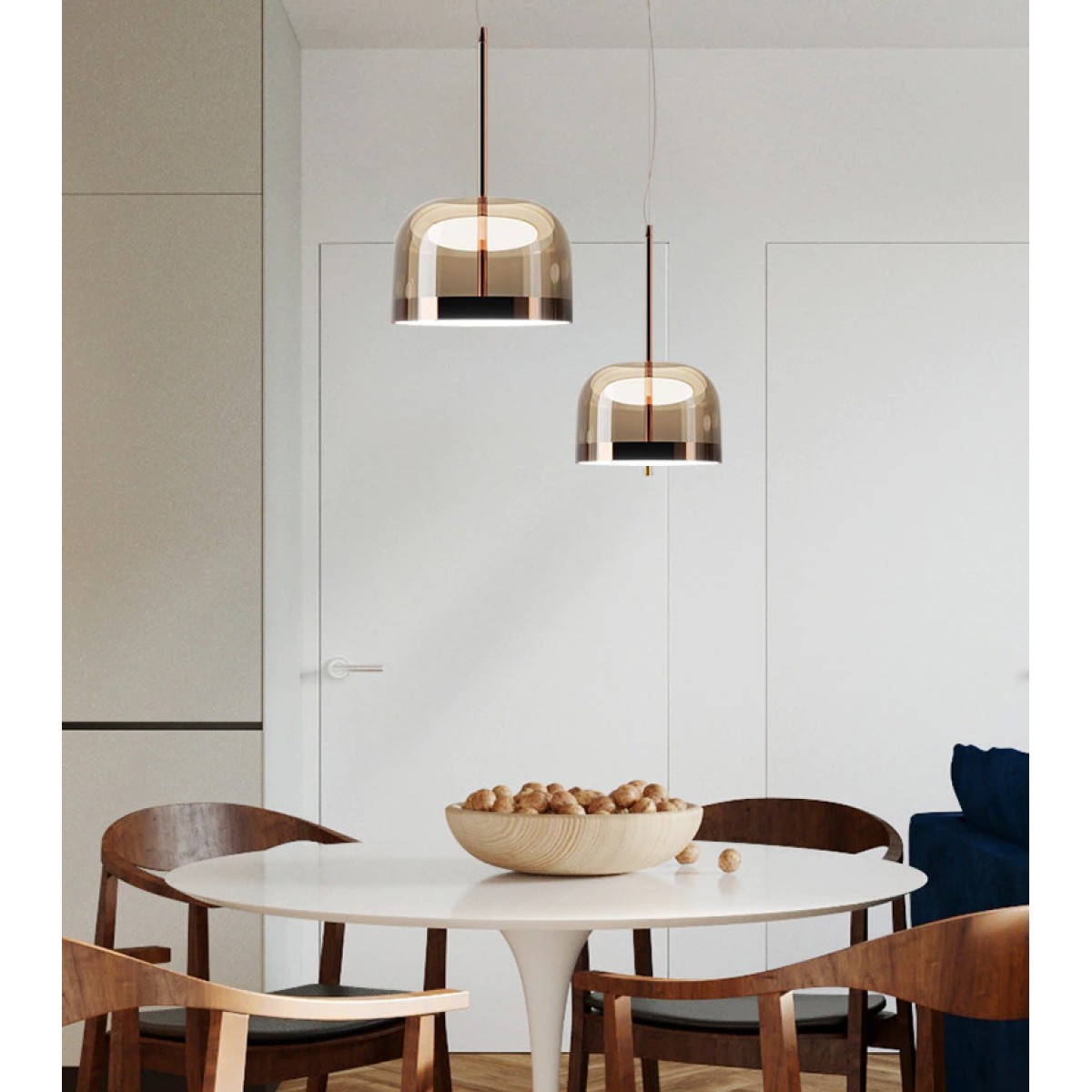 Подвесной светильник Delight Collection Equatore Large amber/copper