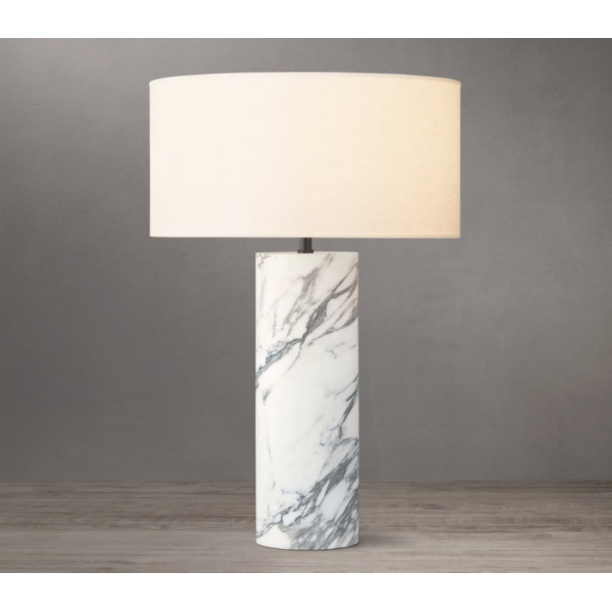 Настольная лампа Delight Collection Stone Table Lamp 5003T white marble
