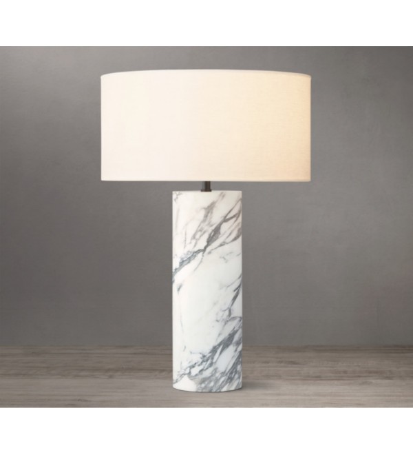 Настольная лампа Delight Collection Stone Table Lamp 5003T white marble