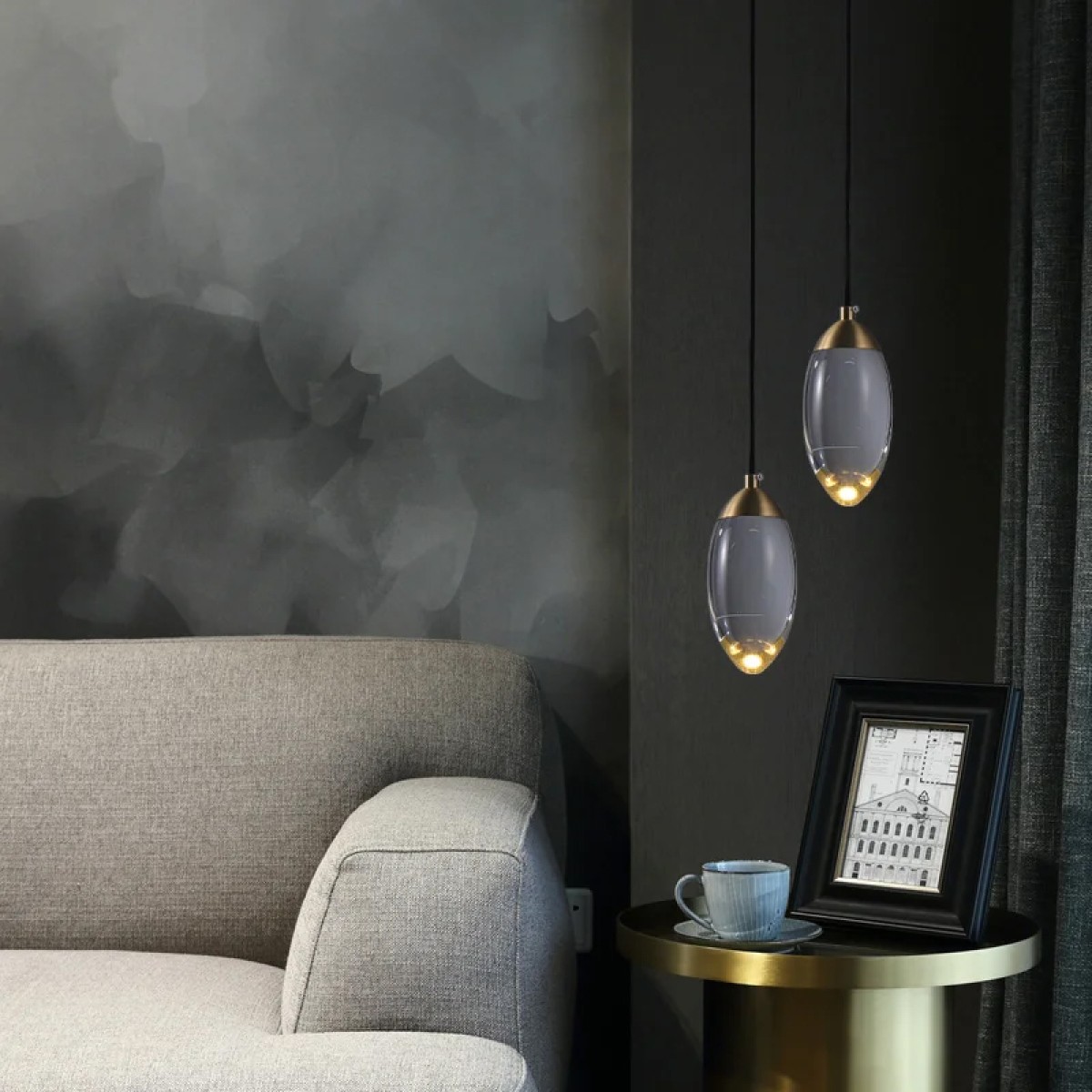 Подвесной светильник Delight Collection Celestial MT8610-C brass