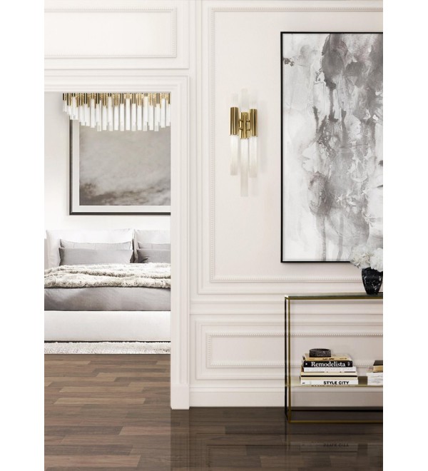 Настенный светильник Delight Collection Waterfall 6 gold