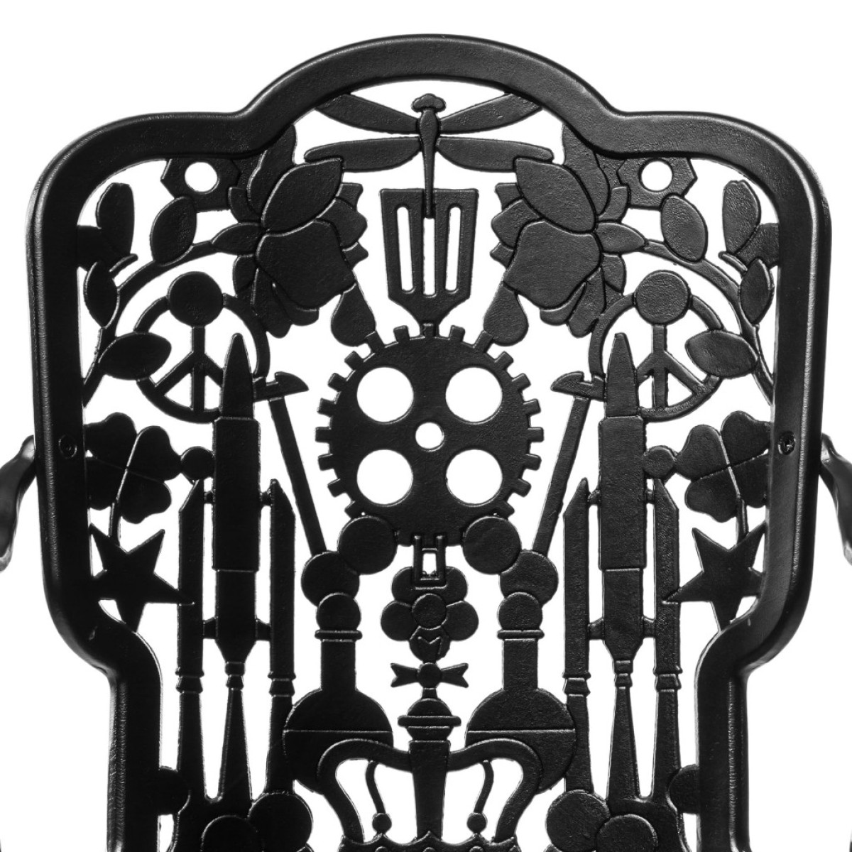 Стул Seletti Industry Collection Aluminium Black (черный)