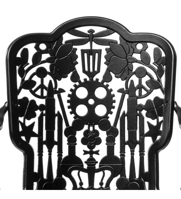 Стул Seletti Industry Collection Aluminium Black (черный)
