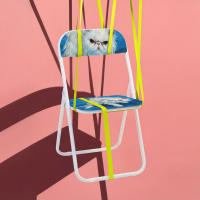 Складной стул Seletti Toiletpaper Pets Angry Cat