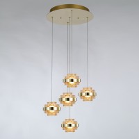 Подвесной светильник Delight Collection Indiana MD22030002-5A gold/champagne