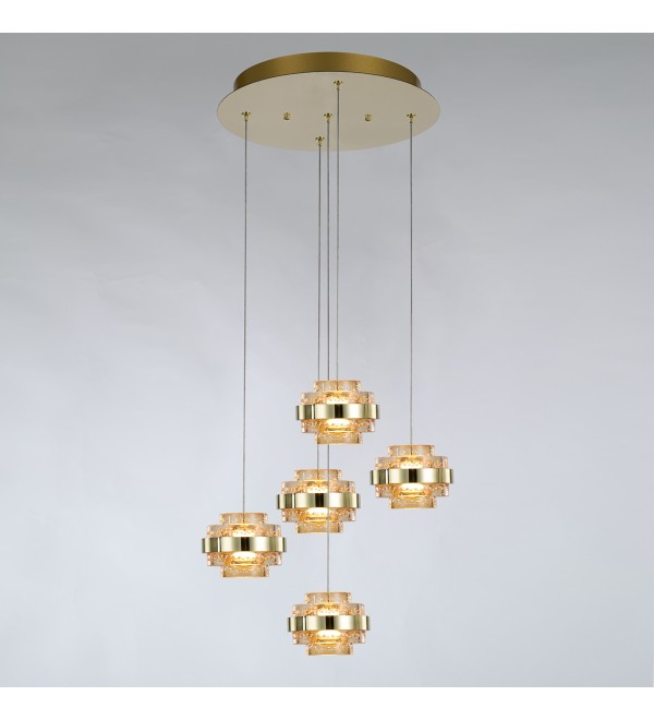 Подвесной светильник Delight Collection Indiana MD22030002-5A gold/champagne