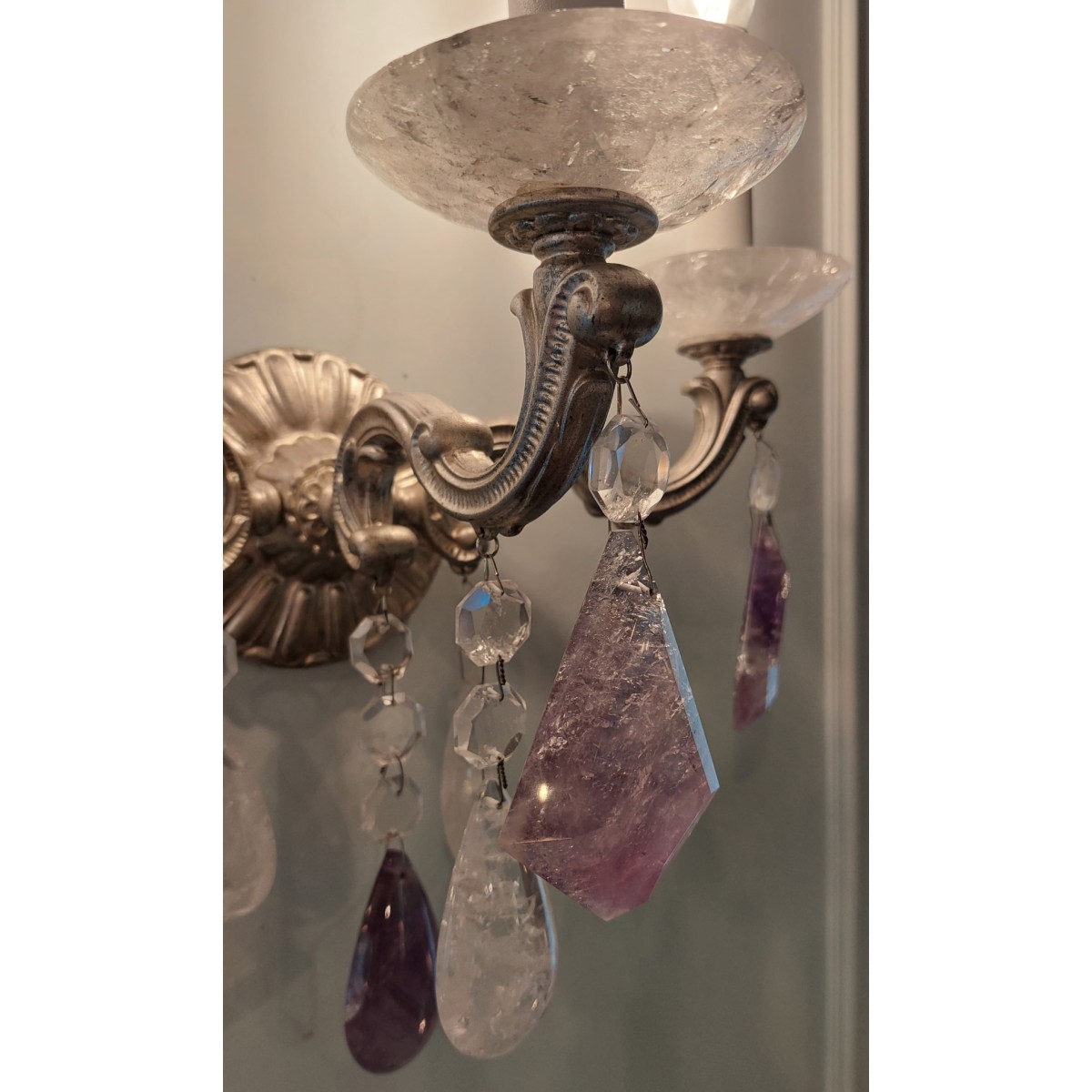 Настенный светильник Schonbek La Scala Rock Crystal 5402-48 R