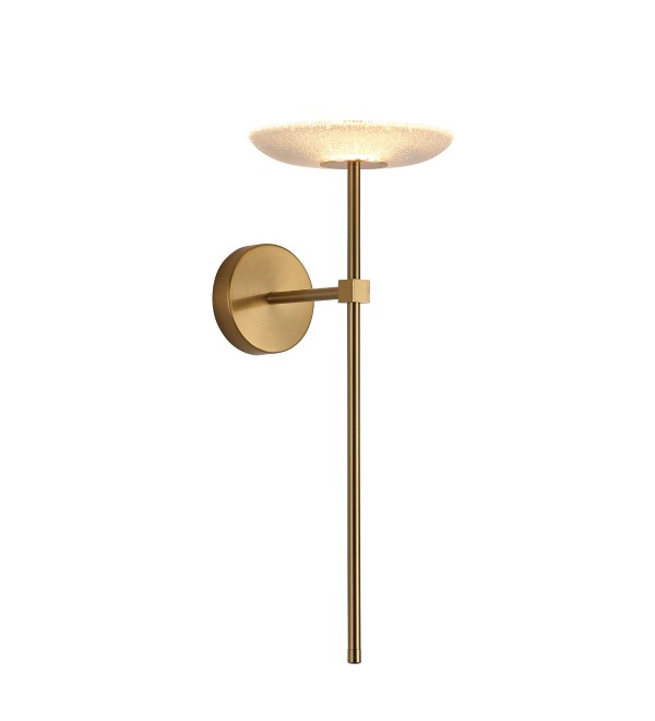 Настенный светильник Delight Collection OB2415-1G gold/clear