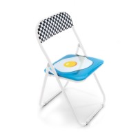 Складной стул Seletti Blow Folding Chair Egg