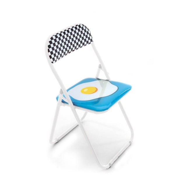 Складной стул Seletti Blow Folding Chair Egg