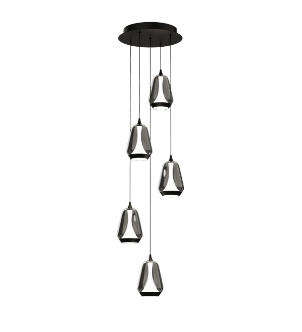 Подвесной светильник Delight Collection MD24001011-5A black/smoky